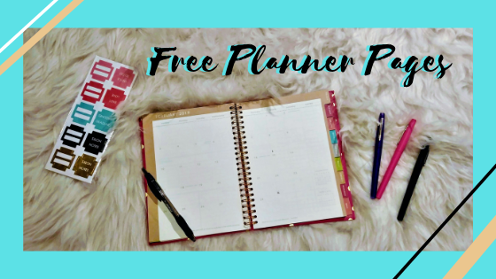 Mama loves planners *Free Planner Pages*
